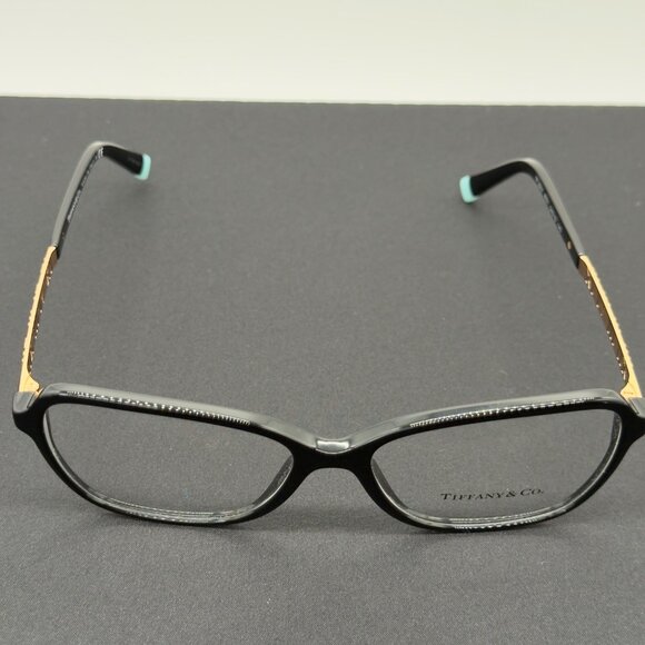 Tiffany & Co. Eyeglasses Frame Only TF 2211 8001 54-15-140 Black Gold - Picture 3 of 12